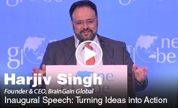 Harjiv Singh, Inaugural speech at One Globe Forum