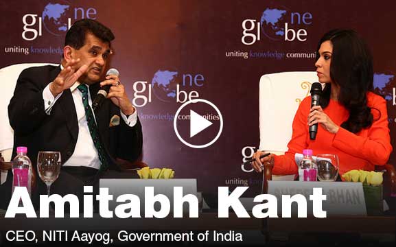 Amitabh Kant In-Conversation with Shereen Bhan on Make in India at One Globe