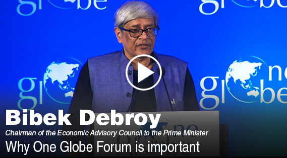 Bibek Debroy Talk about why One Globe Forum is important at One Globe Forum