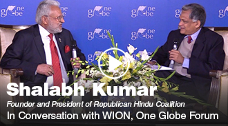 Shalabh Kumar in conversation with WION at One Globe Forum